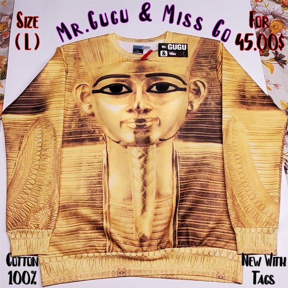 Mr.Gugu & Miss Go Sweater (Psusennes I) Large New With Tags - Picture 1 of 5